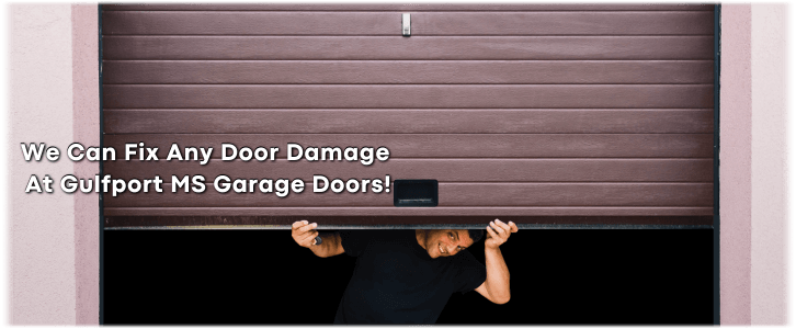 Garage Door Off Track In Gulfport MS